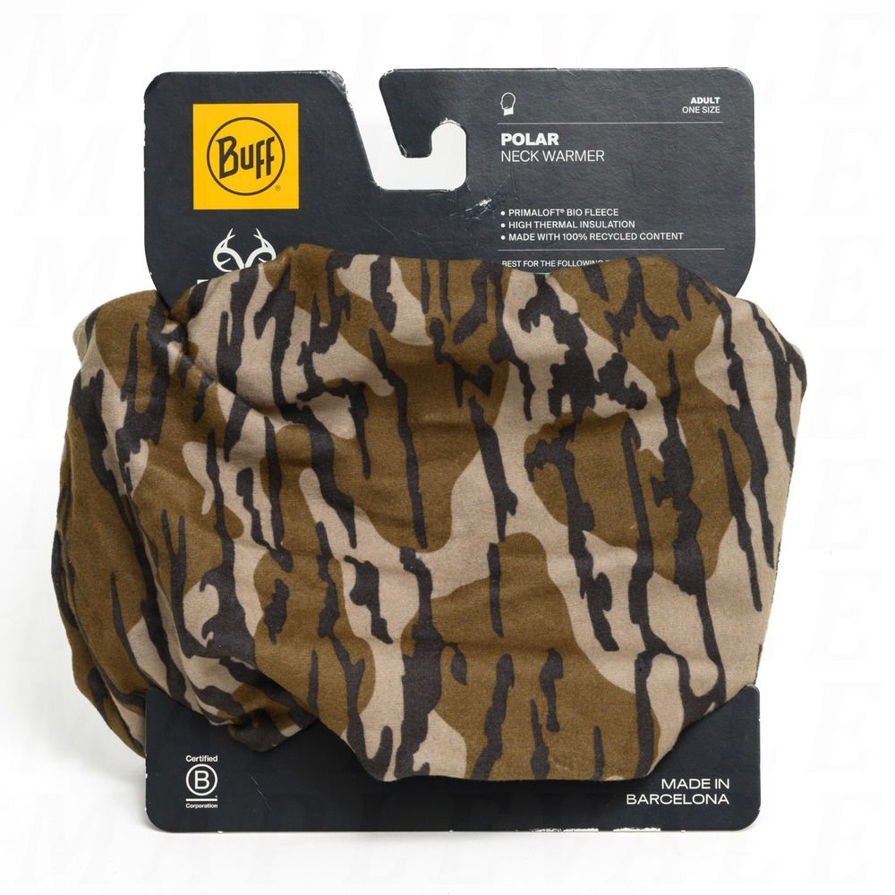 Buff Polar Fleece Neck Warmer Mossy Oak Camo Hunting Winter Cold Weather Adult